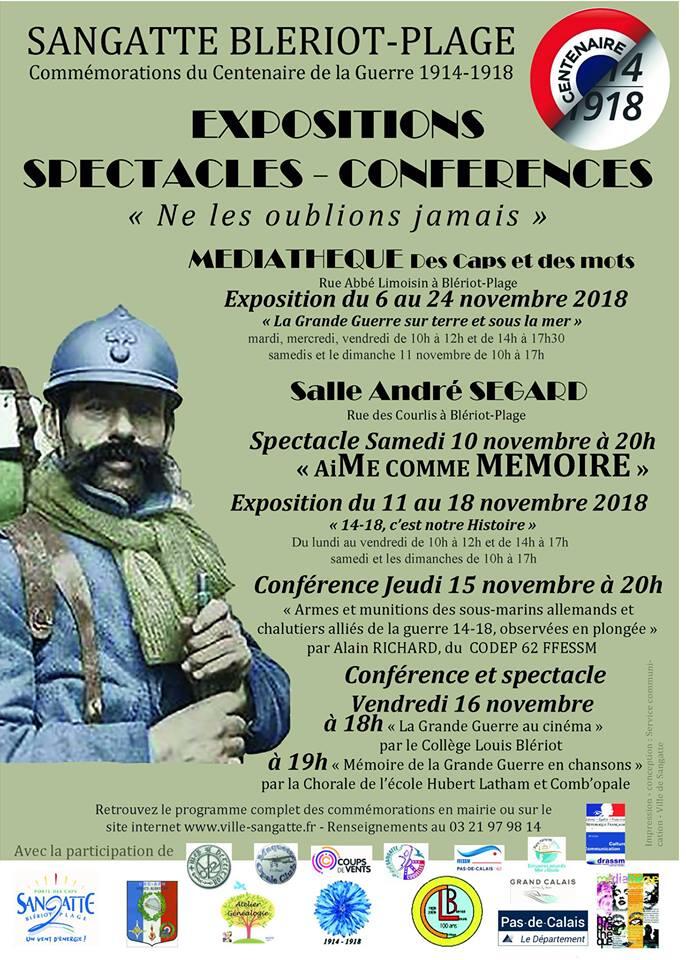 Commémorations du Centenaire de la Guerre 14 18 du 9 au 24 nov.jpg