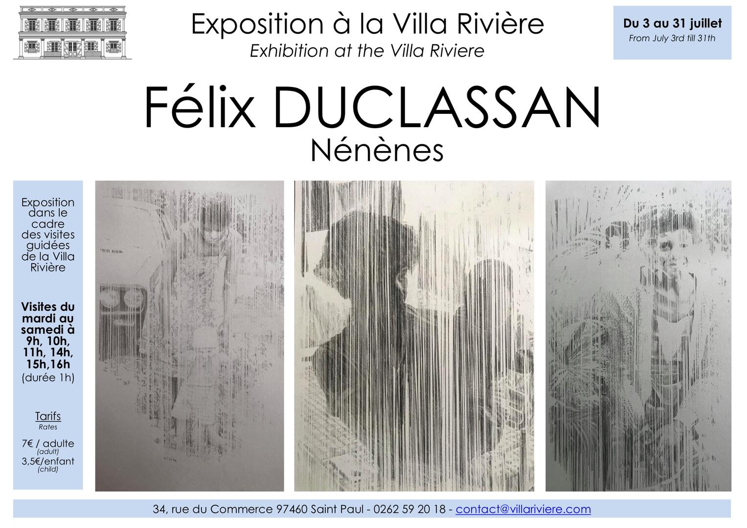 Affiche Exposition Félix DUCLASSAN à la Villa Rivière.jpg