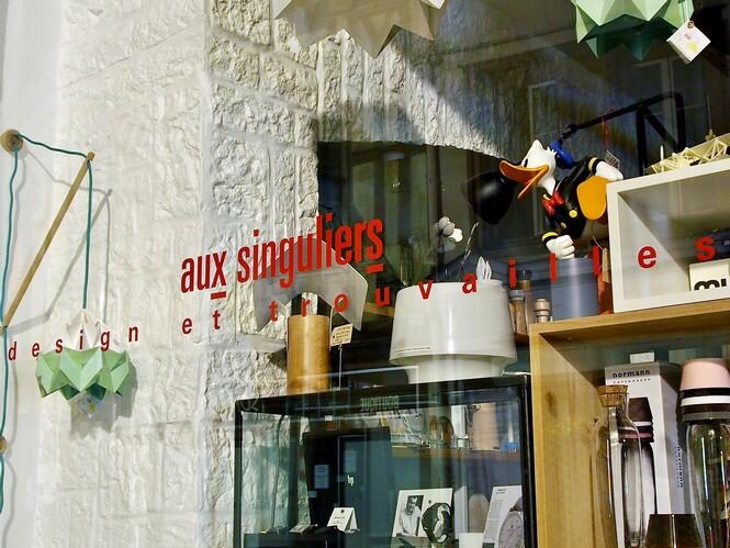 Vitrine boutique Aux Singuliers
