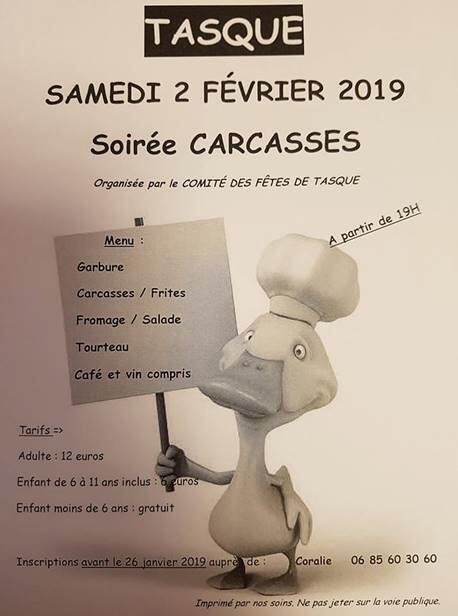 soirée carcasses
