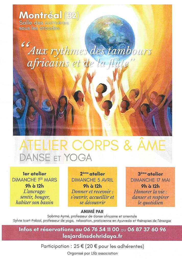 Atelier danse et yoga