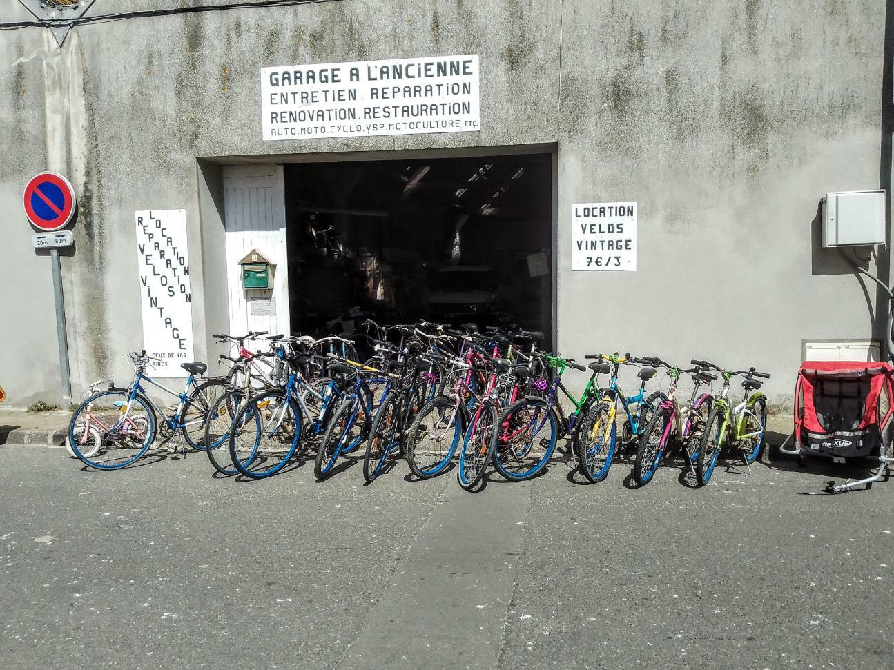 Location de Vélos - Garage à l'ancienne - Penmarc'h - Pays Bigouden