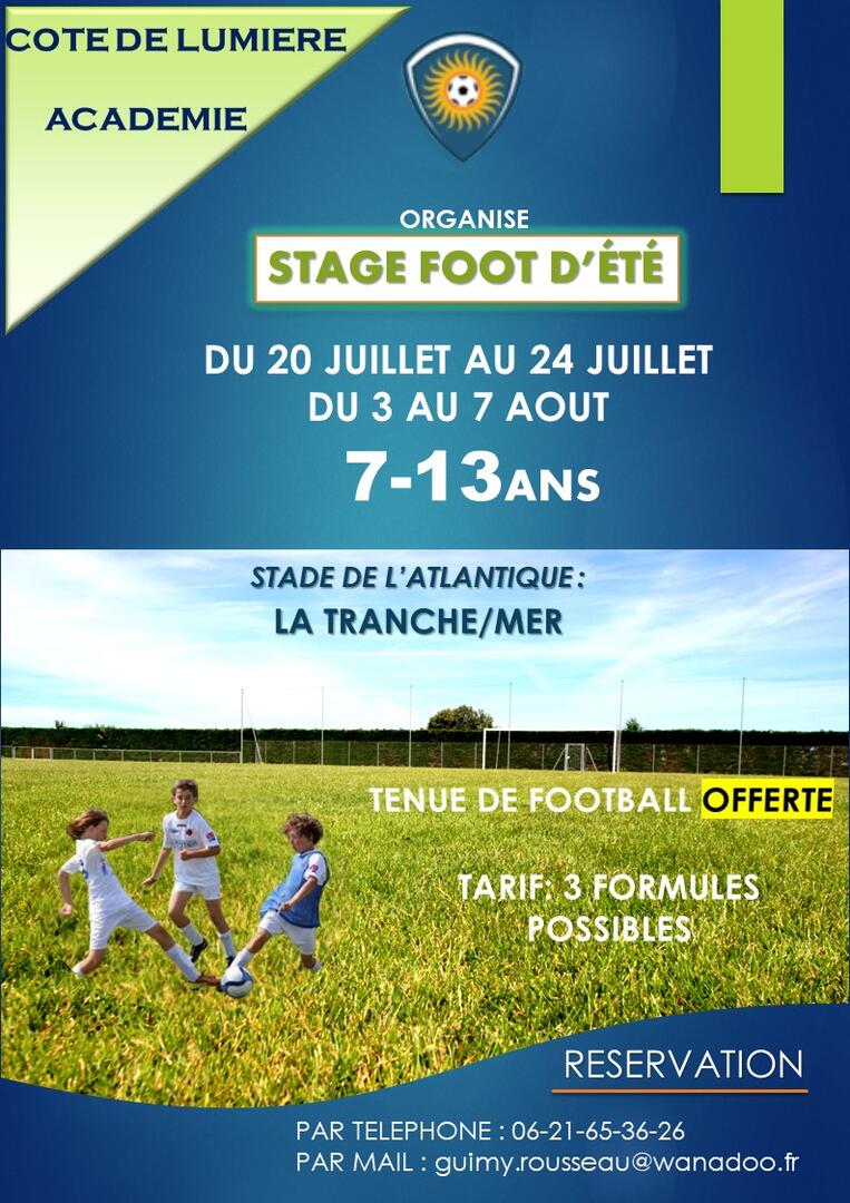 Cote de lumiere foot academie