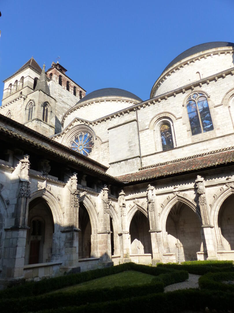 160217-Cathédrale côté cloître(2)©V.SEGUIN-OT Cahors-St Cirq Lapopie
