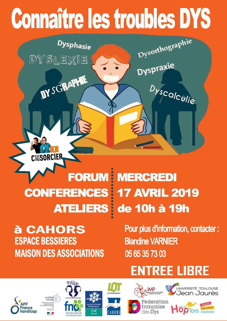 17 avril forum DYS Cahors