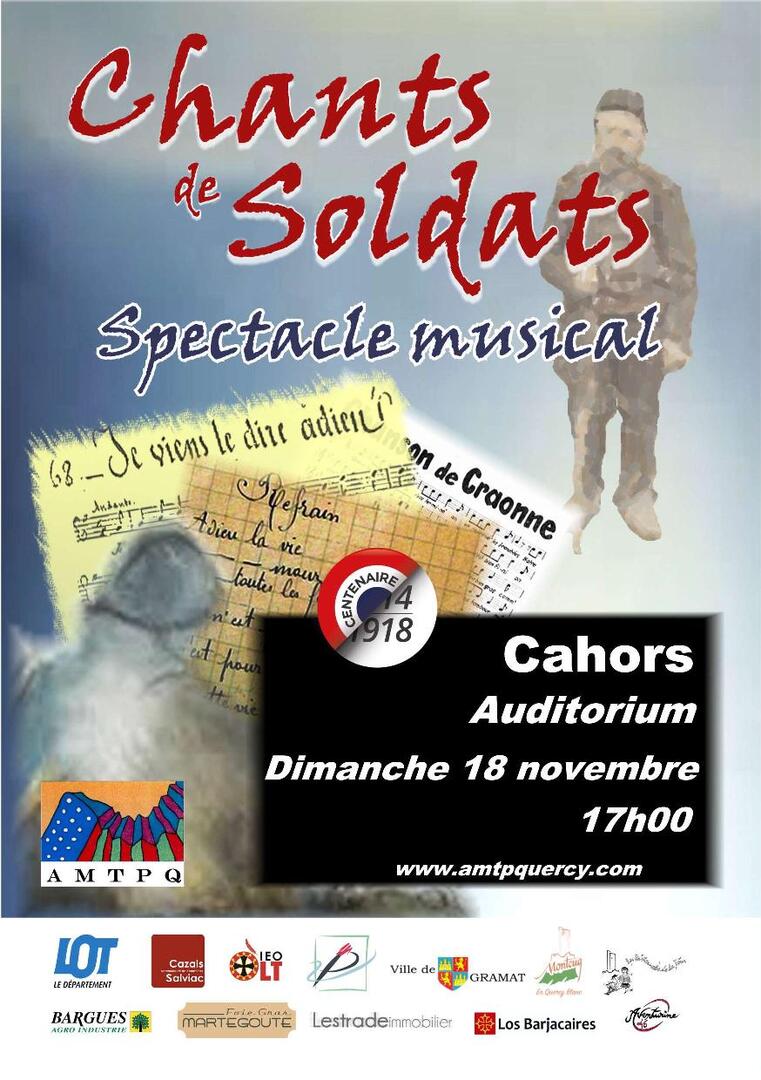 18 nov chants de soldats Cahors