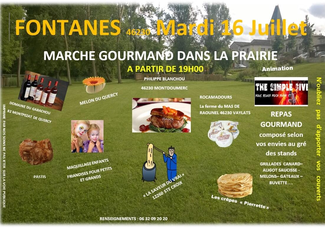 19.07.16 Marché Gourmand Fontanes 1