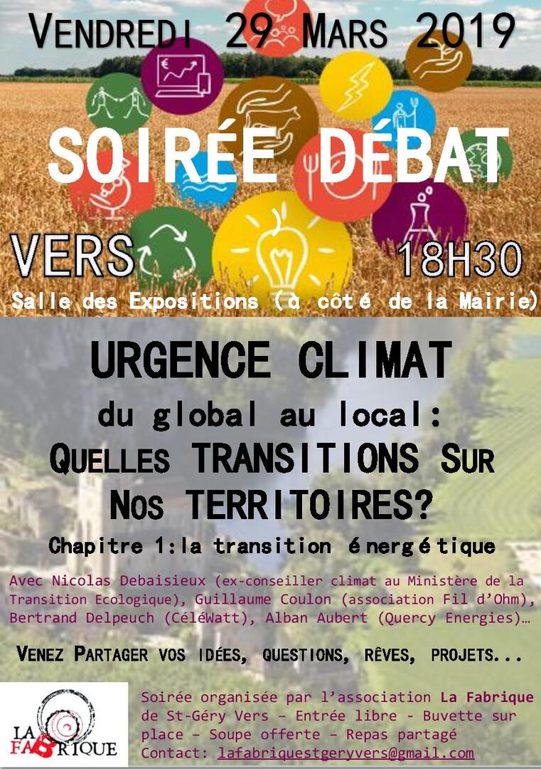 soirée débat vers