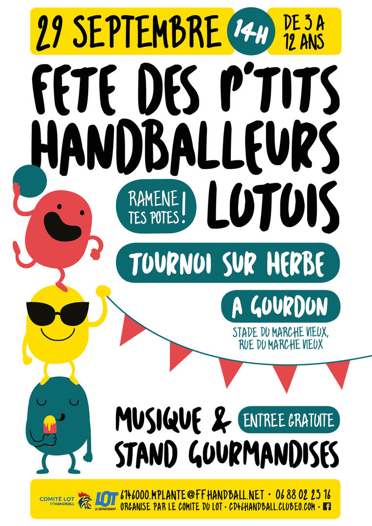 AFFICHE - fete des ptits handballeurs lotois 2019
