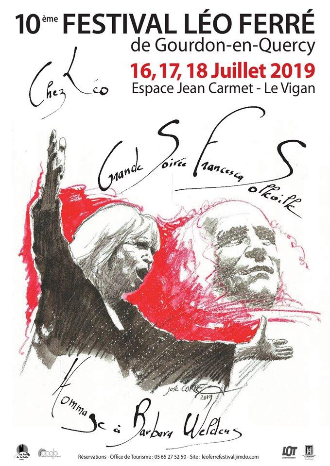 Affiche Léo Ferré 2019