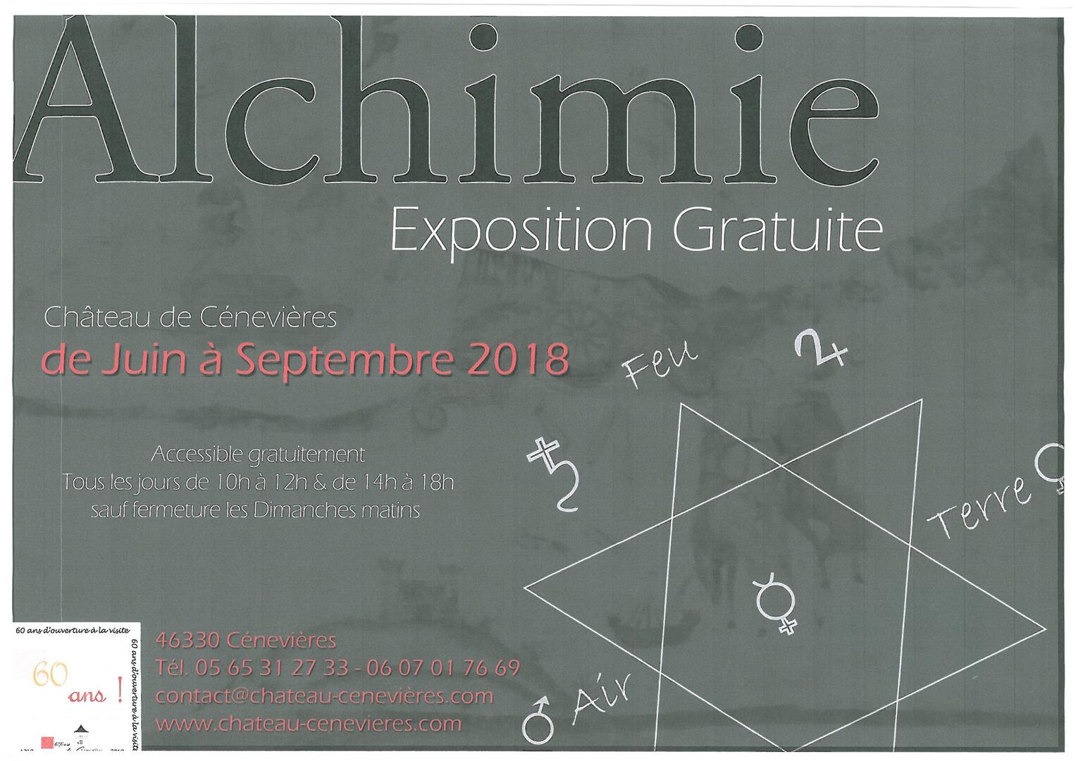 Alchimie - Expo - Cénevières
