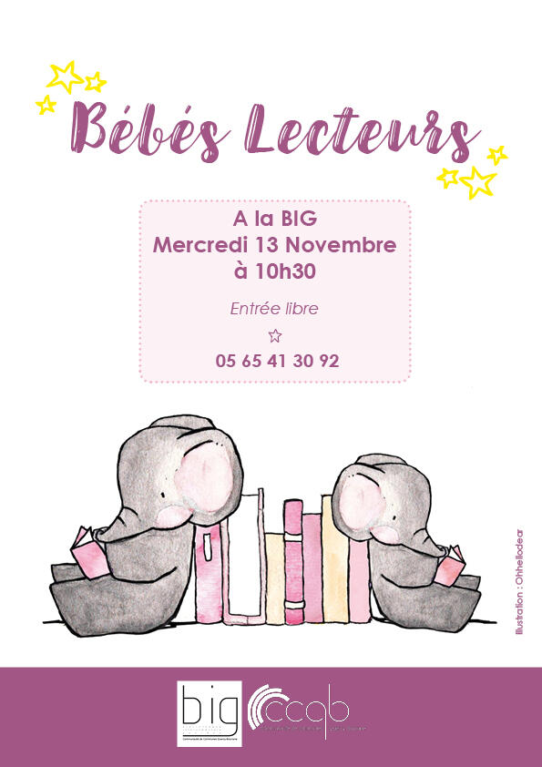 BIG - Affiche Bébés lecteurs 11 2019