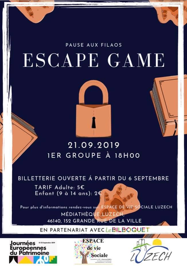 Escape Game Musée et Médiathèque de Luzech©Pause aux Filaos
