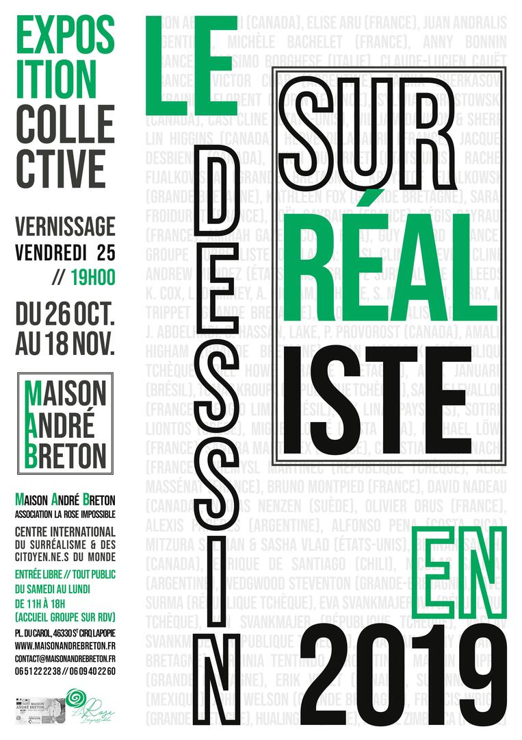Expo le Dessin Surréaliste en 2019
