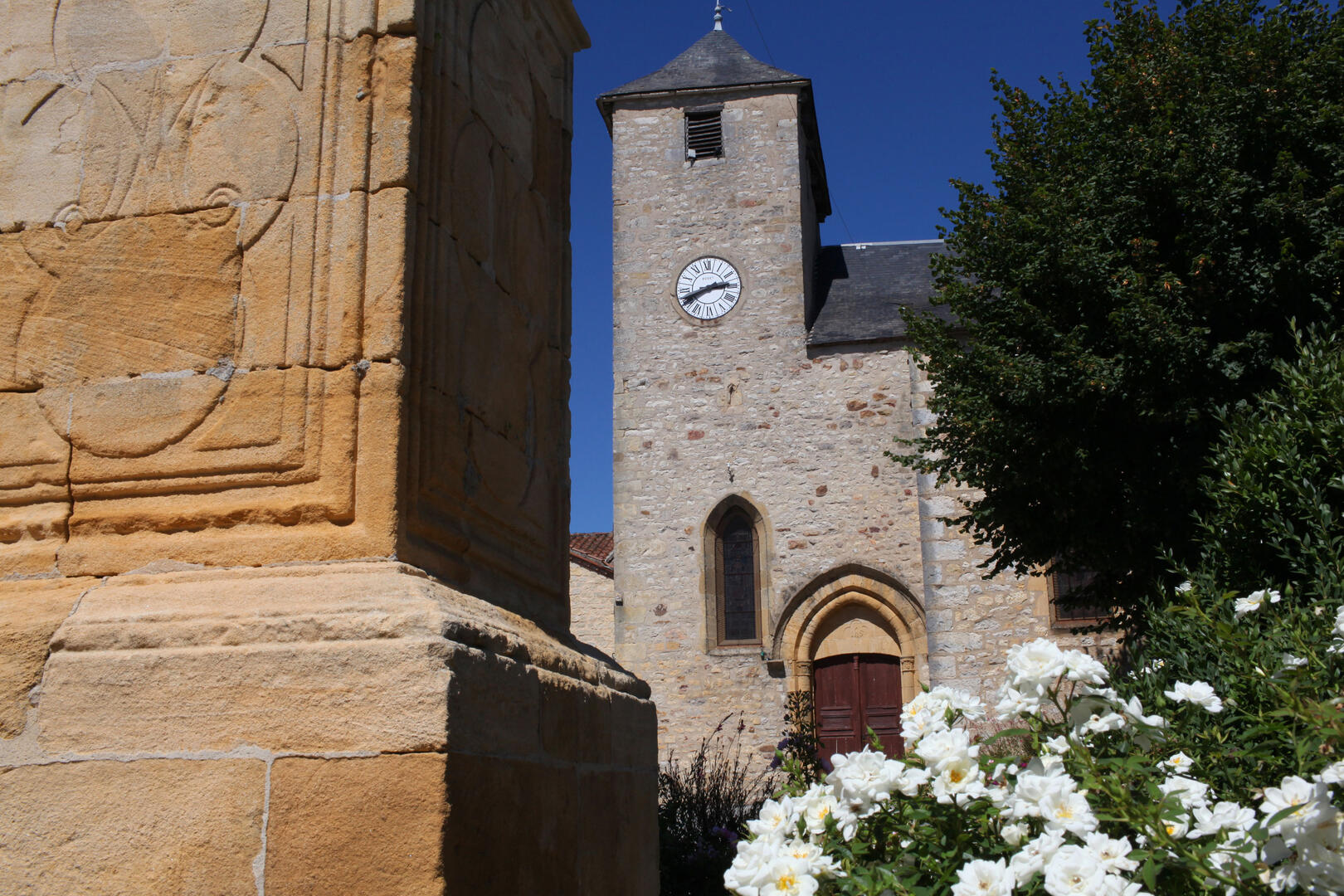 St Projet église fleurs