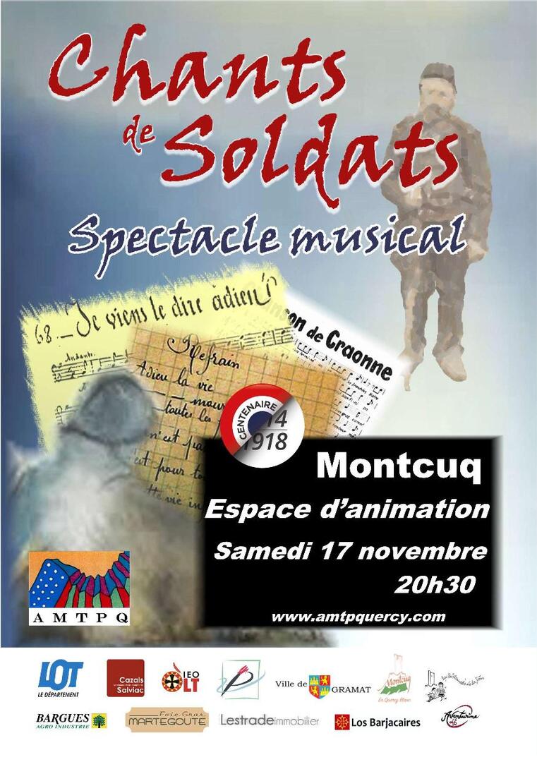 Tract A5 Chants soldats 2018 11 17 Montcuq Recto