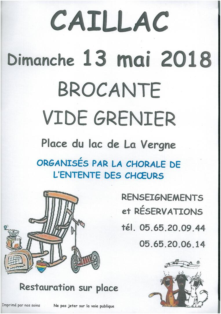 Vide grenier Caillac 2018