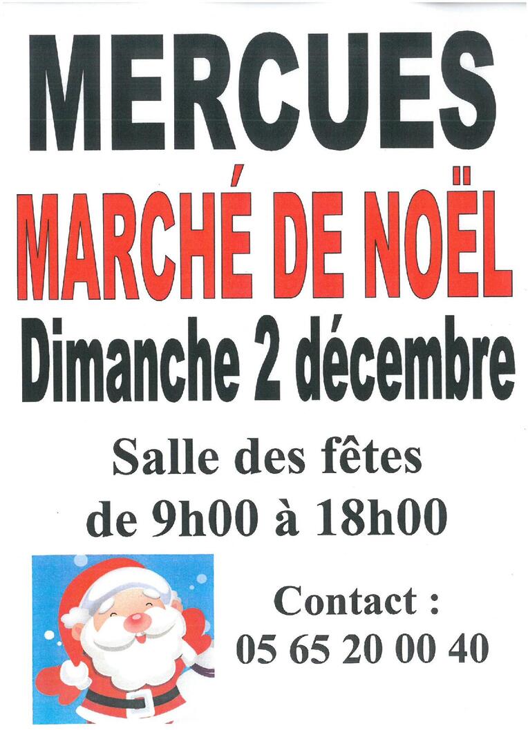 marché de noel mercues
