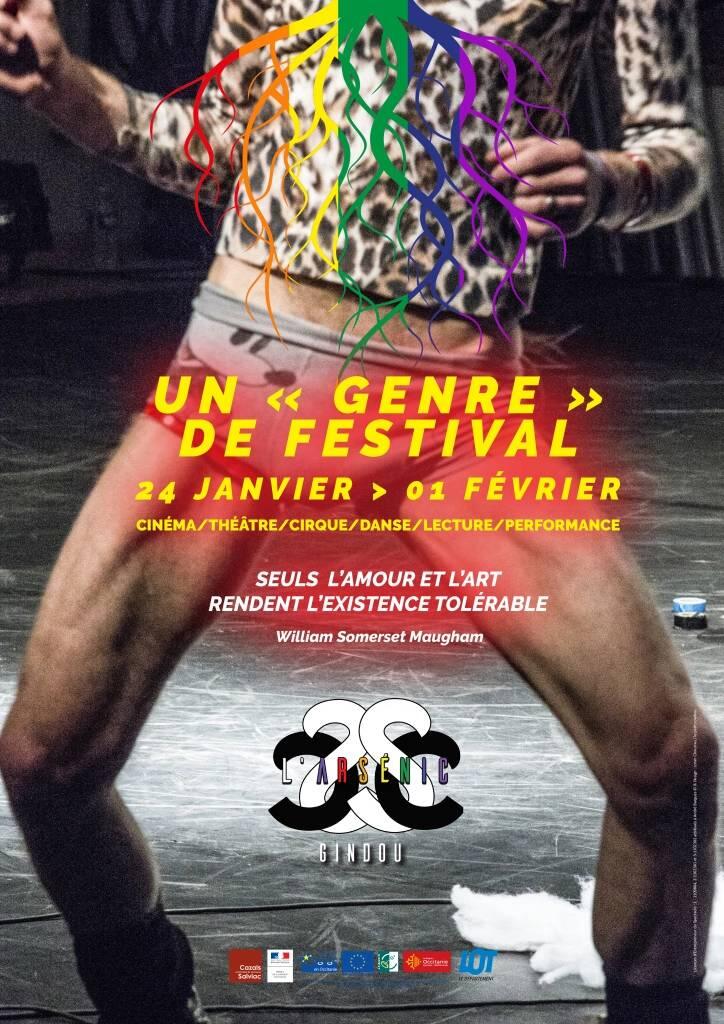affiche un genre de festival