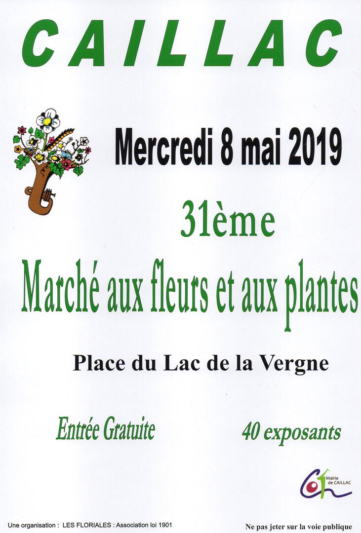 marché aux fleurs caillac 2019