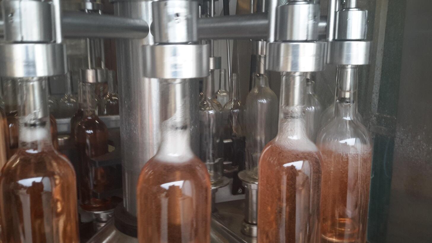 mise rosé - Château Saint -Sernin scea cavalie