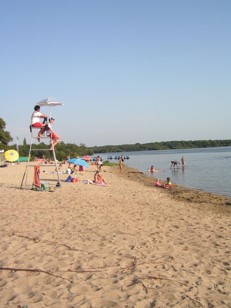 Plage du Lac à Vielle