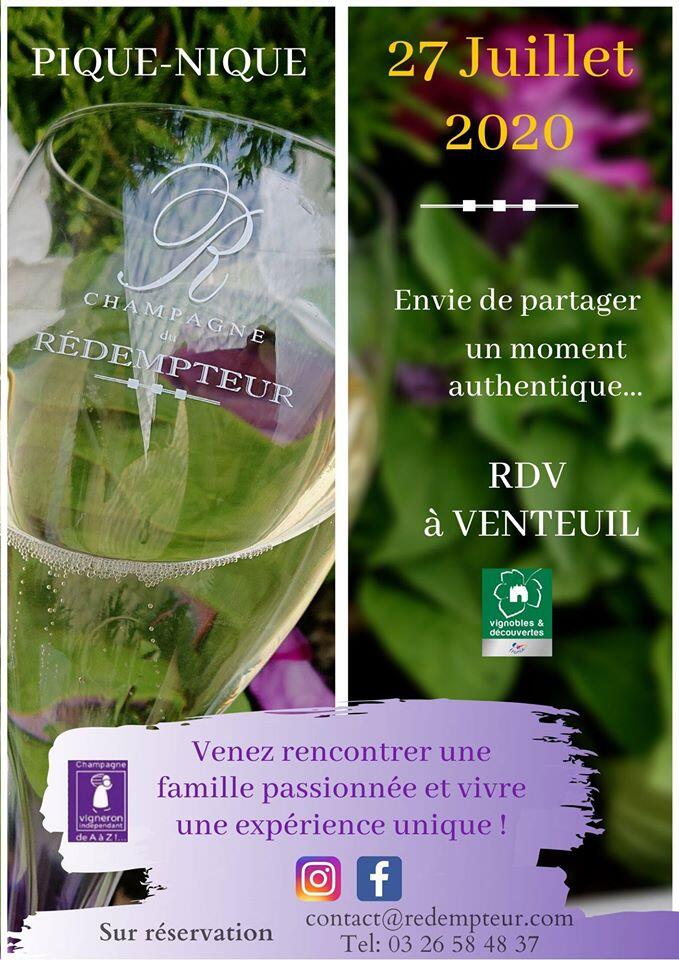 Pique-Nique du Vigneron indépendant - Champagne du Redempteur