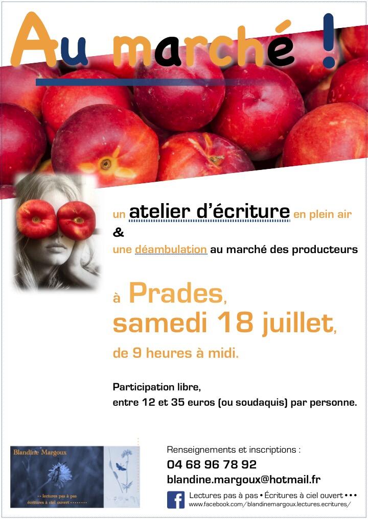 Blandine Margoux - Marcheì - Affiche A4 - 18 juillet 2020 - Diaporama