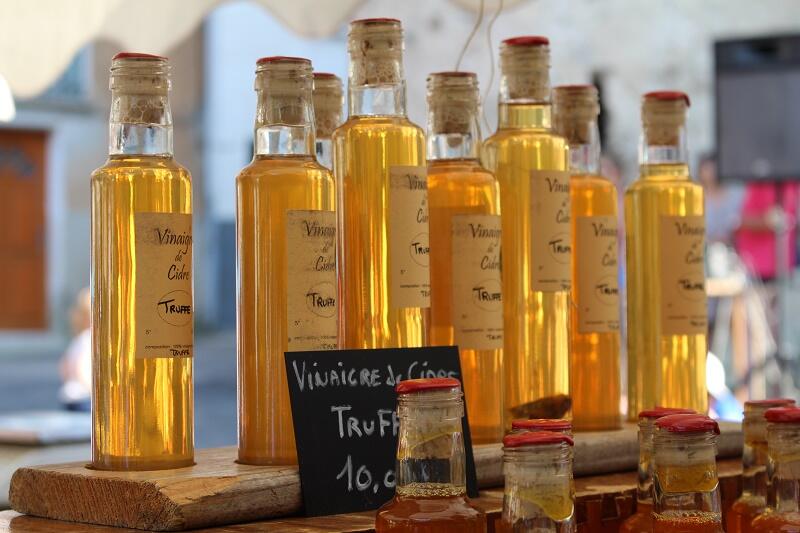 marché de la rotja vinaigre de cidre