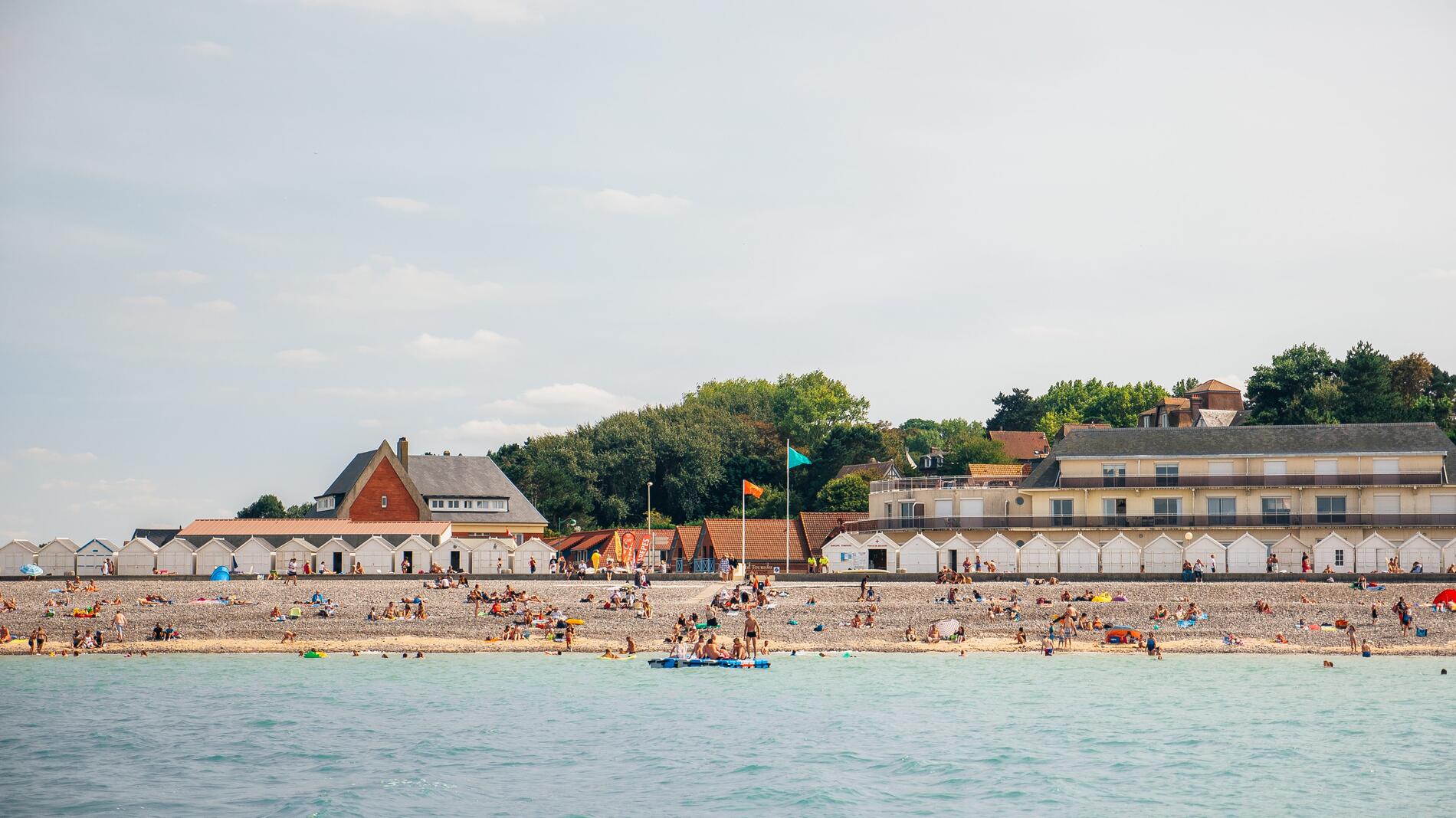 Quiberville depuis la mer