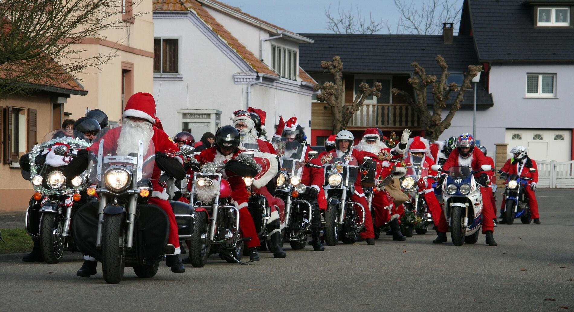 Père Noël a Moto