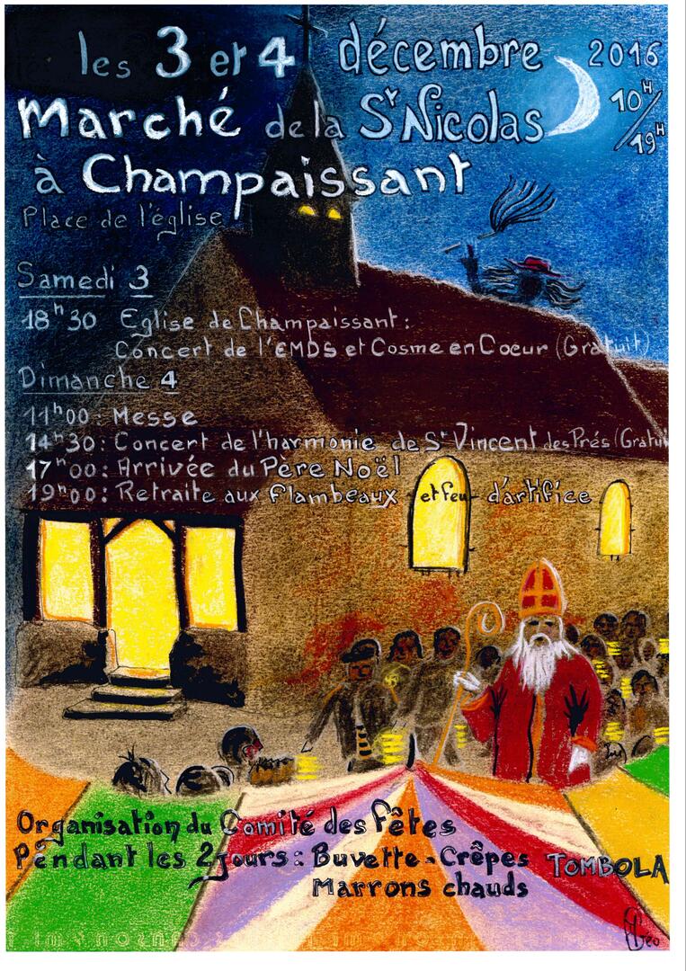 Marché de la saint nicolas - St Cosme en V