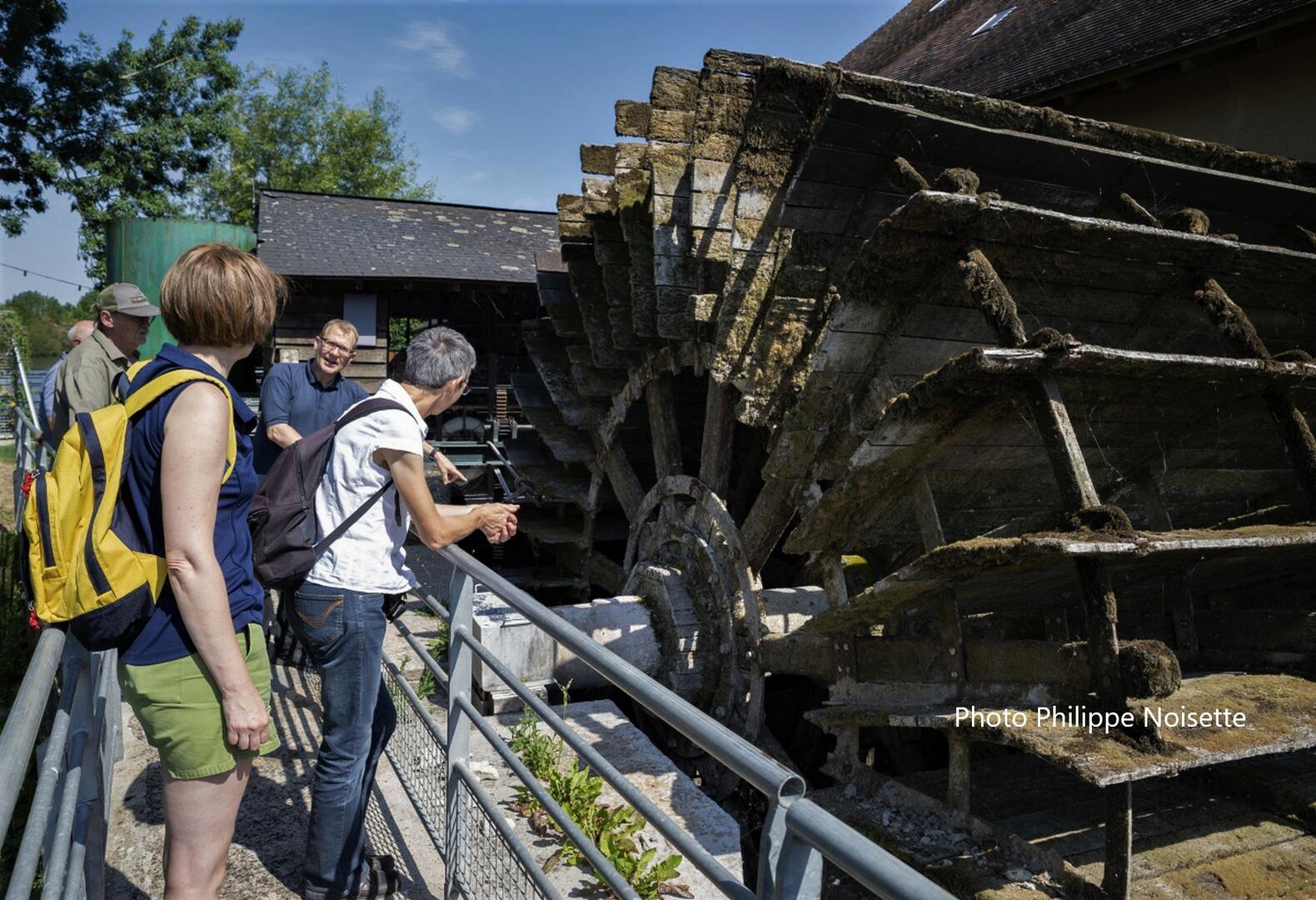 Visite du moulin de la Bruère