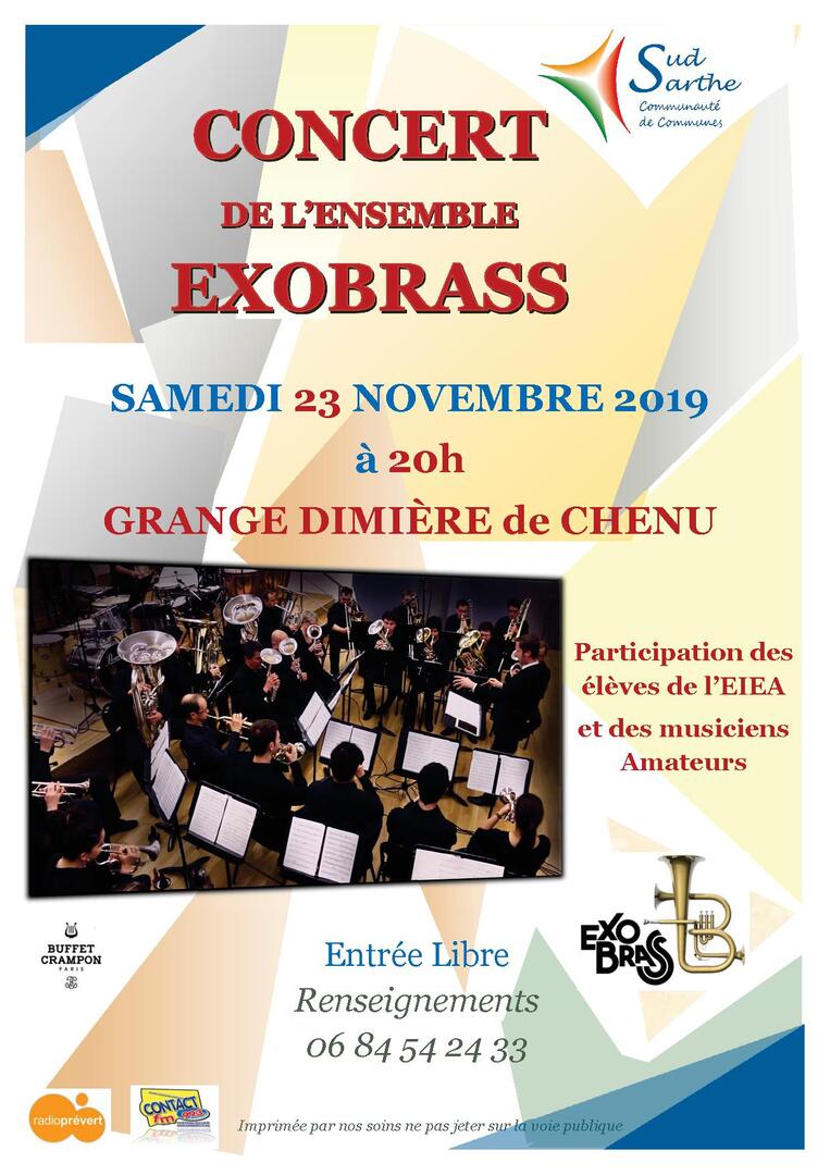 Affiche concert Exobrass