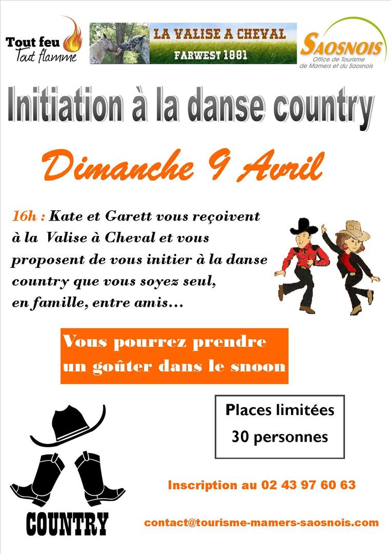 Affiche danse country