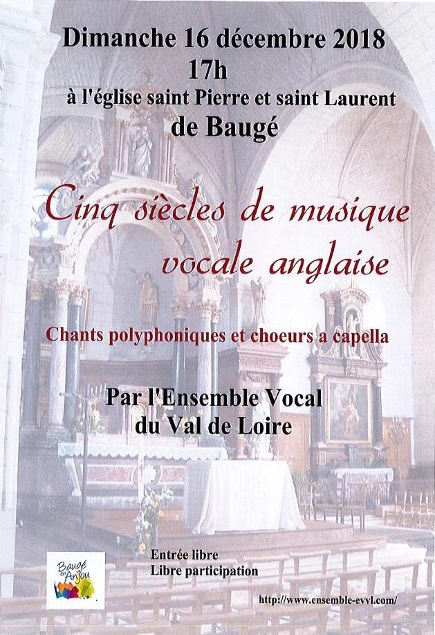 Chorale 5 siècles de musique vocale anglaise