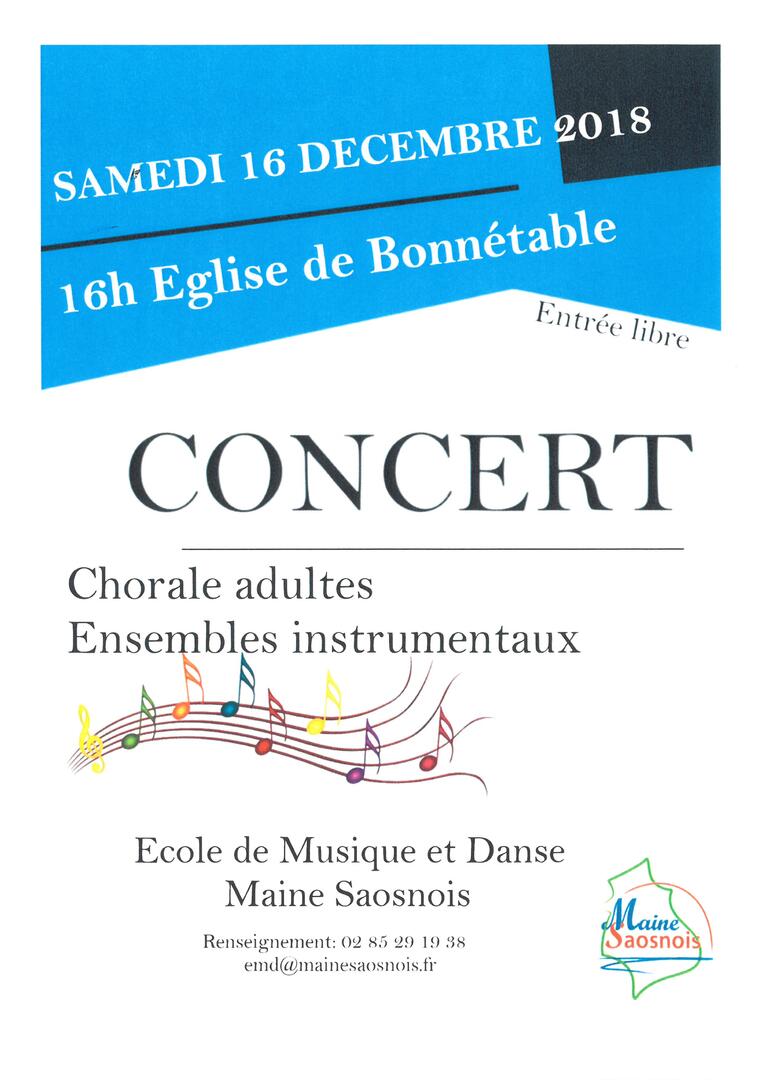 Concert EMD Bonnétable