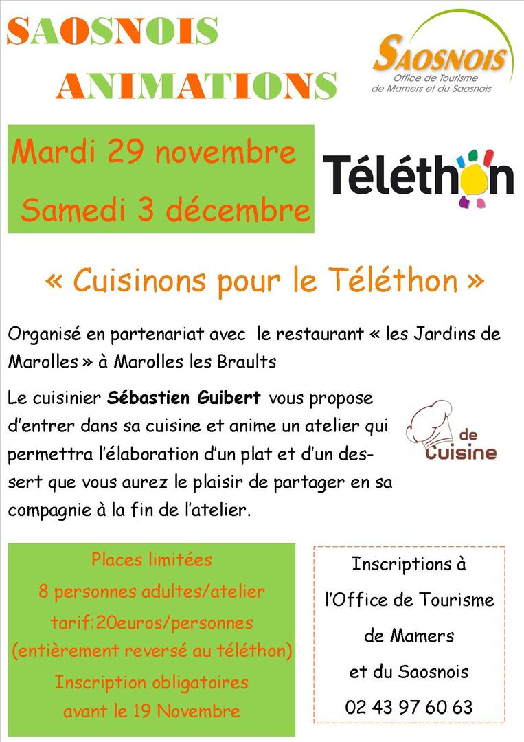 cuisinons pour le téléthon
