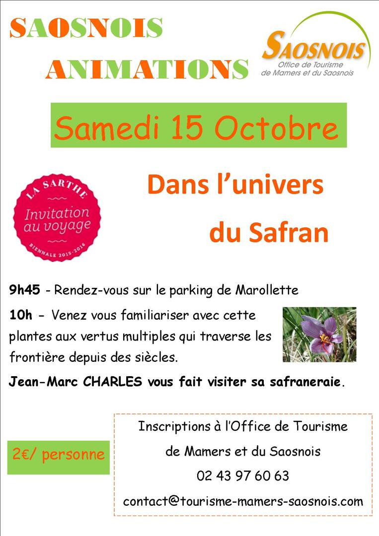 dans l'univers du safran