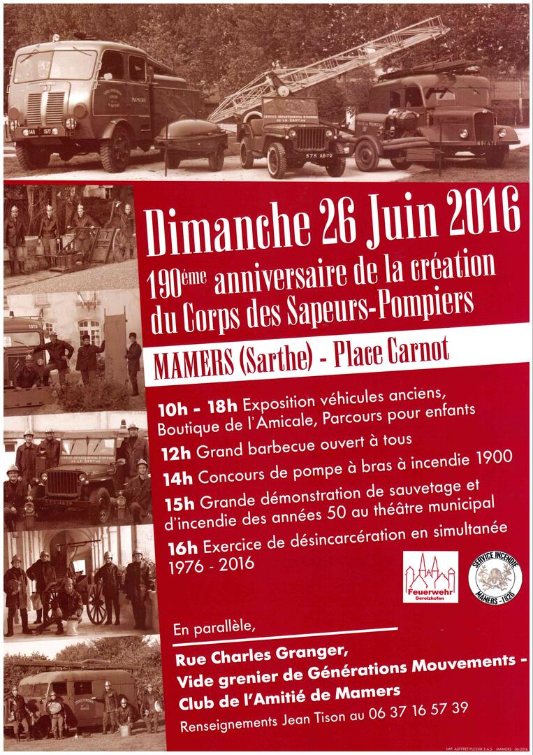 190 ème anniv pompier