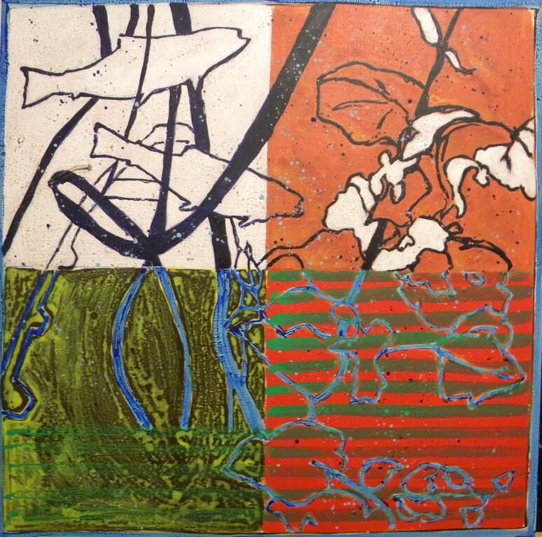 2015-En remontant le fleuve,80 x 80