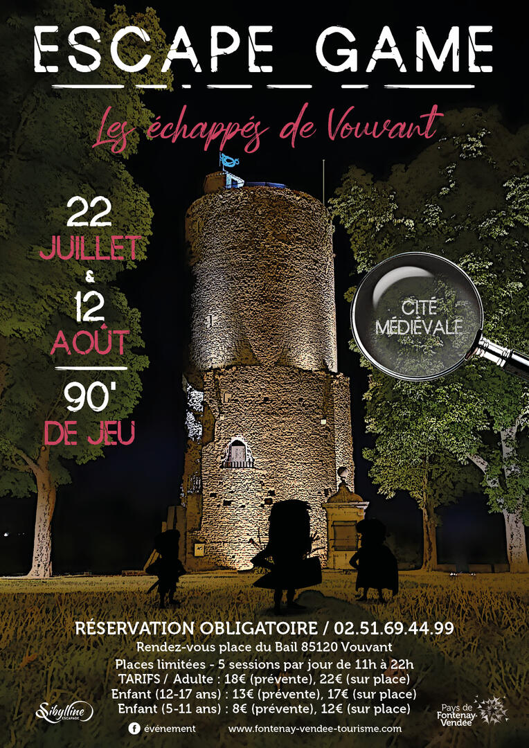 Visuels Affiche - Escape Game Vouvant 85120-1