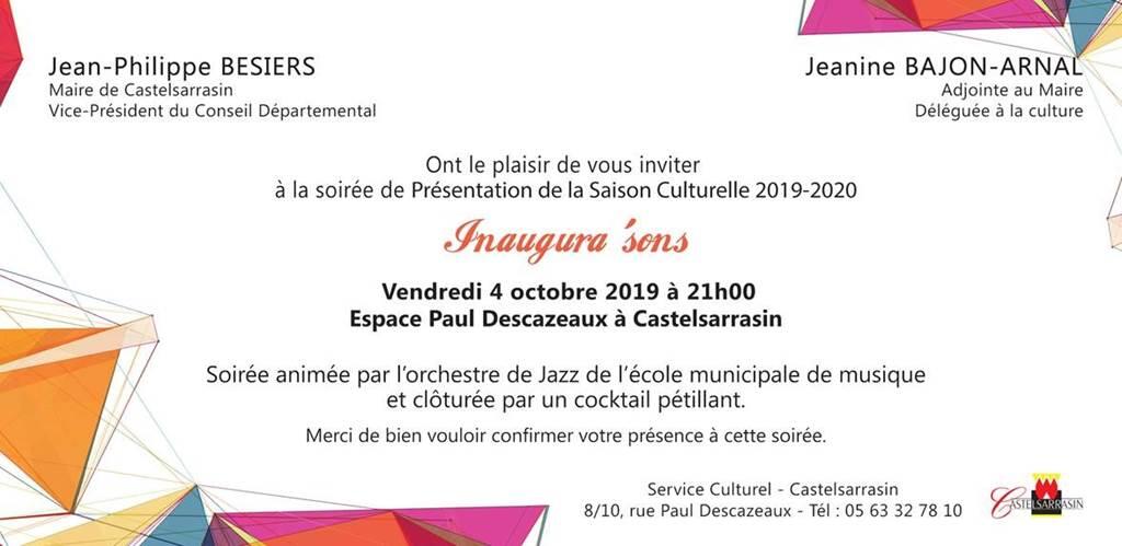Présentation de la nouvelle saison culturelle Castelsarrasinoise