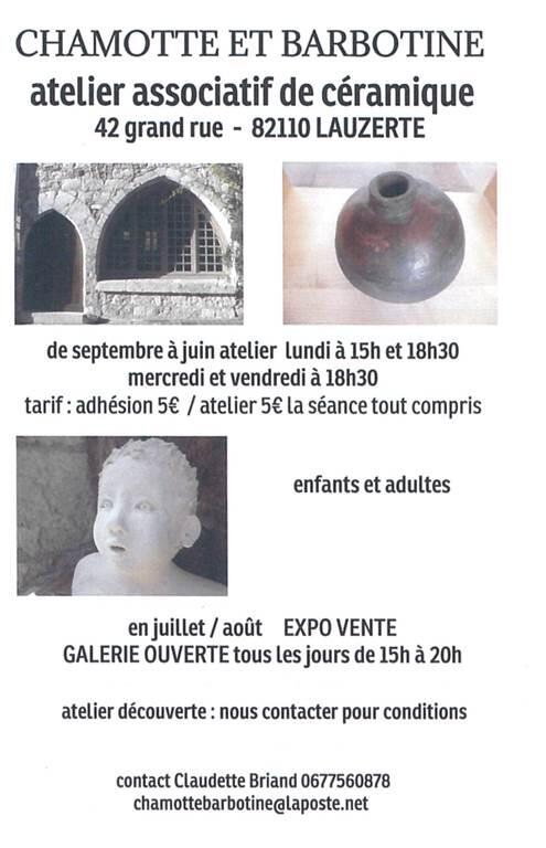 chamotte et barbotine