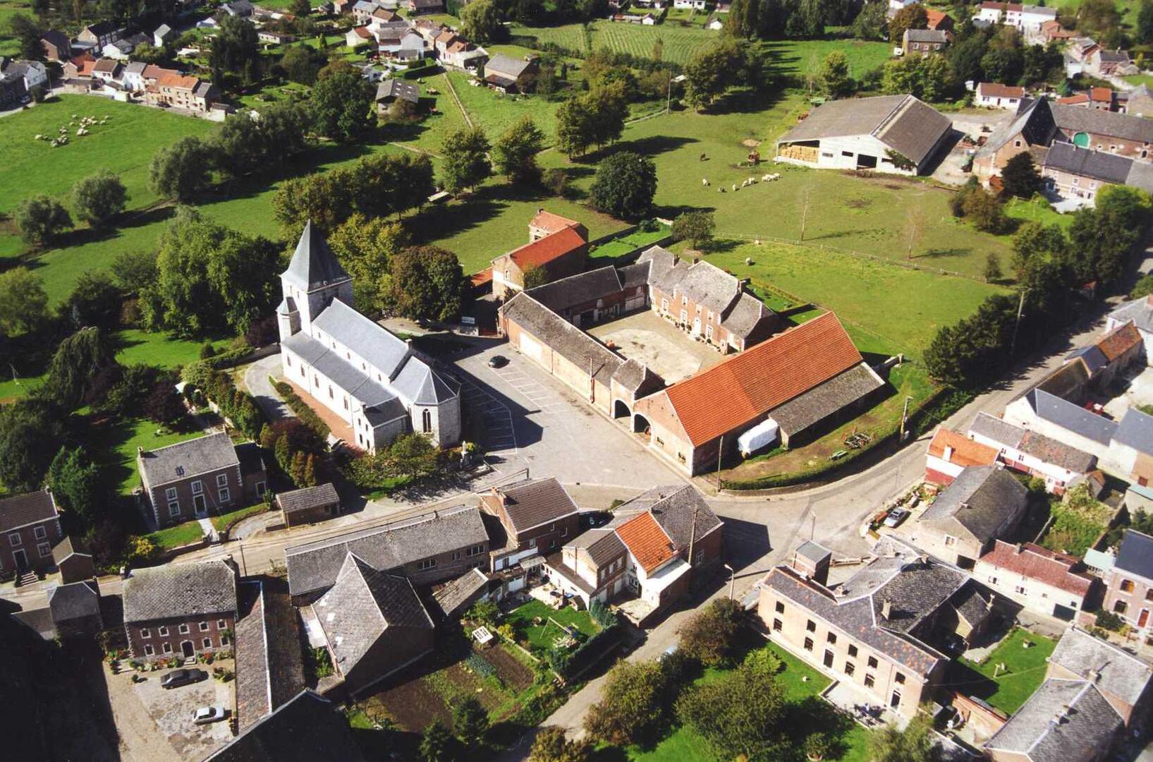 Warnant-Dreye vue du ciel
