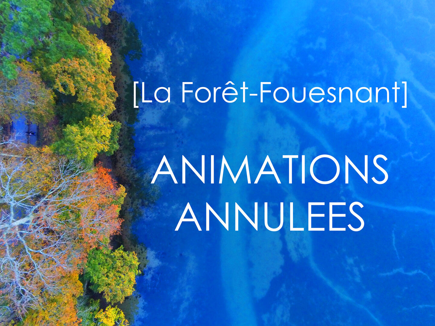ANIMATIONS ANNULEES La Forêt-Fouesnant