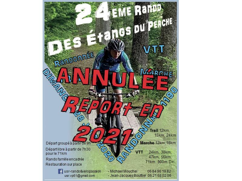 annulation Rando des étangs 2020