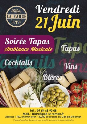 Affiche Soirée Tapas au Bistro la Pause le 21 juin.jpg