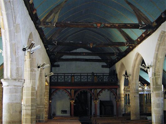 Eglise - Lanvenegen - Pays roi Morvan - Morbihan Bretagne sud - CP OTPRM (29).JPG