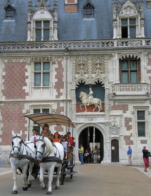 Visite de la Ville attelage faceàLouis XII crédit OTI.jpg